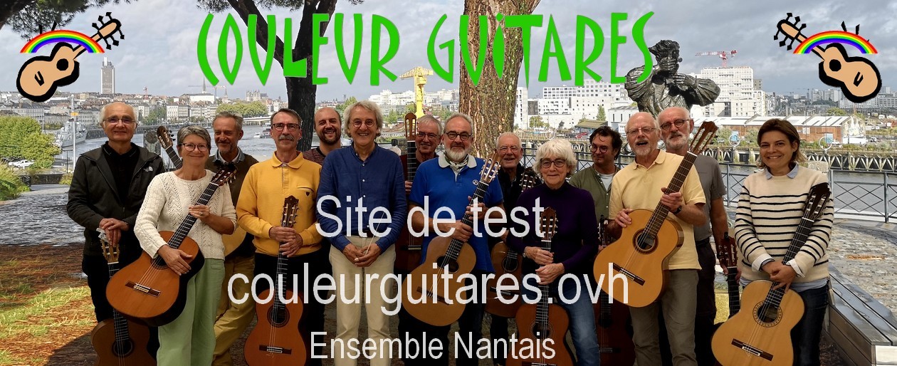 Couleur Guitares site de test